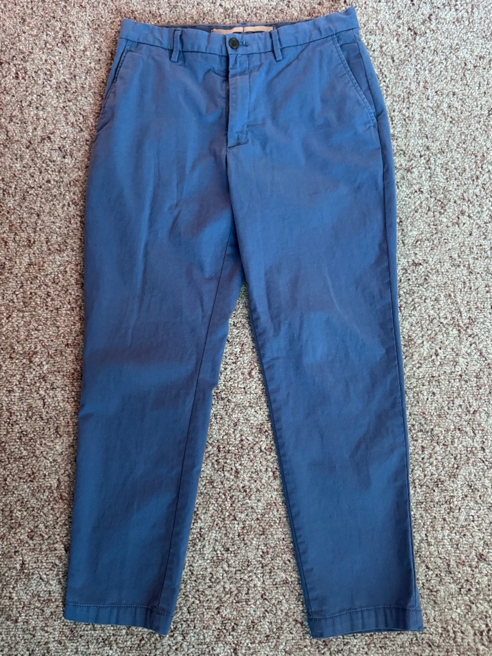NWT Banana Republic Men's Chino Pants Casual Dress Chinos Pant in Blue Size 32